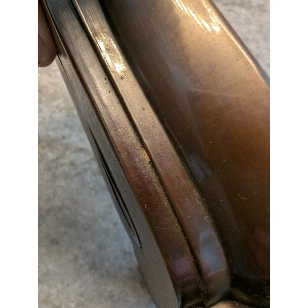 PAIR BRASS PLATED METAL LYRE HARP BOOKENDS PHILADELPHIA MANUFACTURING CO. (PMC)‎